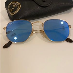 Ray Ban - HEXAGONAL FLAT LENSES (blue)